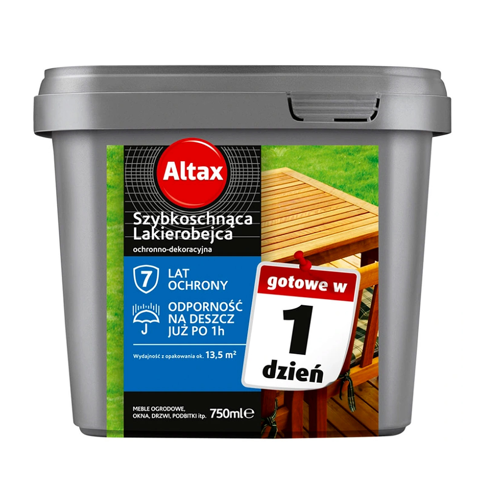 Altax – ხის სქელფენიანი სწრაფშრობადი ლაზური (ულტრა) – 750მლ — ლაქები, ზეთები და წებოები